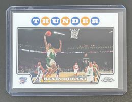 NBA Kevin Durant 2008-09 Topps Chrome 2nd Year Sonics Card