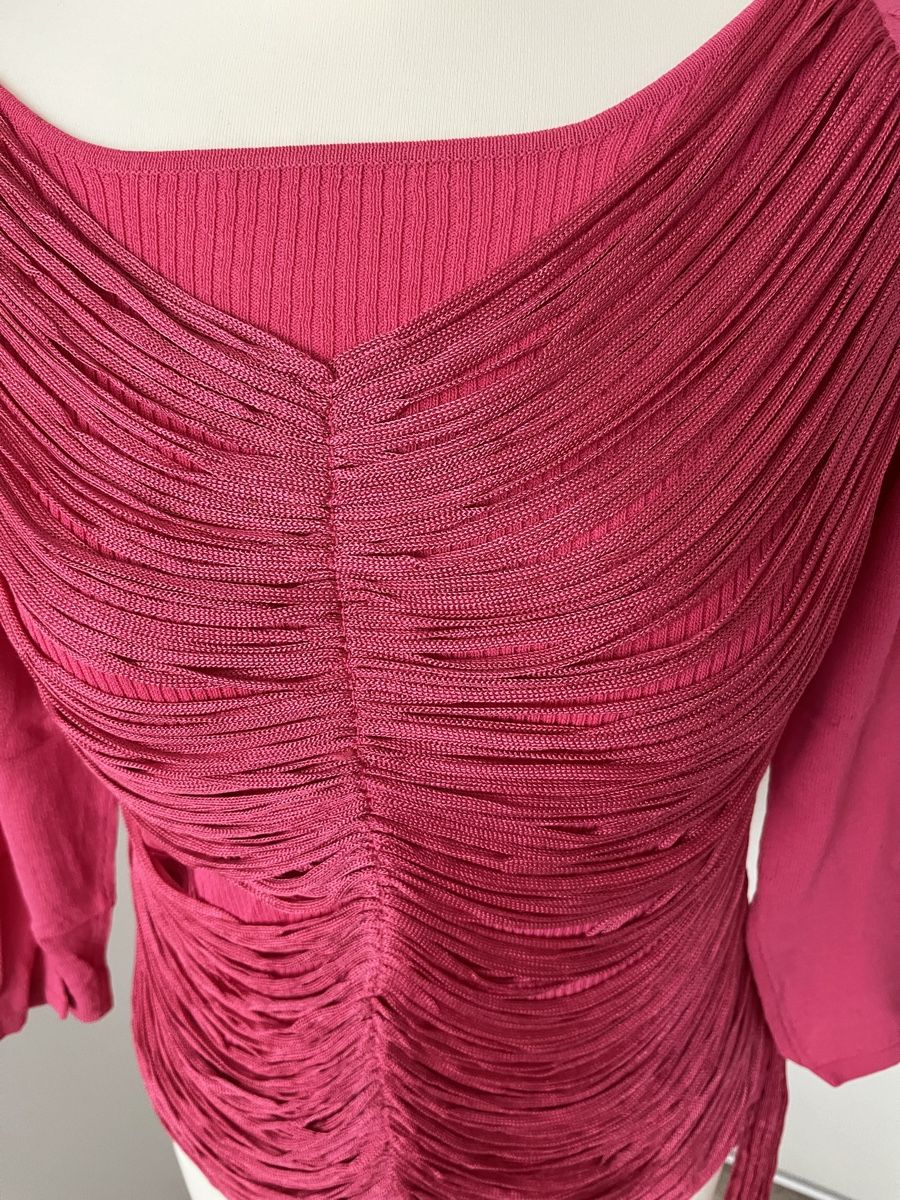 Maglioni & Felpe: Pinker Fransenpullover Gr. 38 - Hingucker! – Nuovo (secondo la descrizione) da Rüfenacht venduto da lilly_67 2