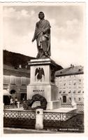 SALZBURG MOZART DENKMAL POSTKARTE SAUBER FRANKEIRT - LU26