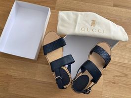 Sandales enfant Gucci Milford Blu - Taille 32