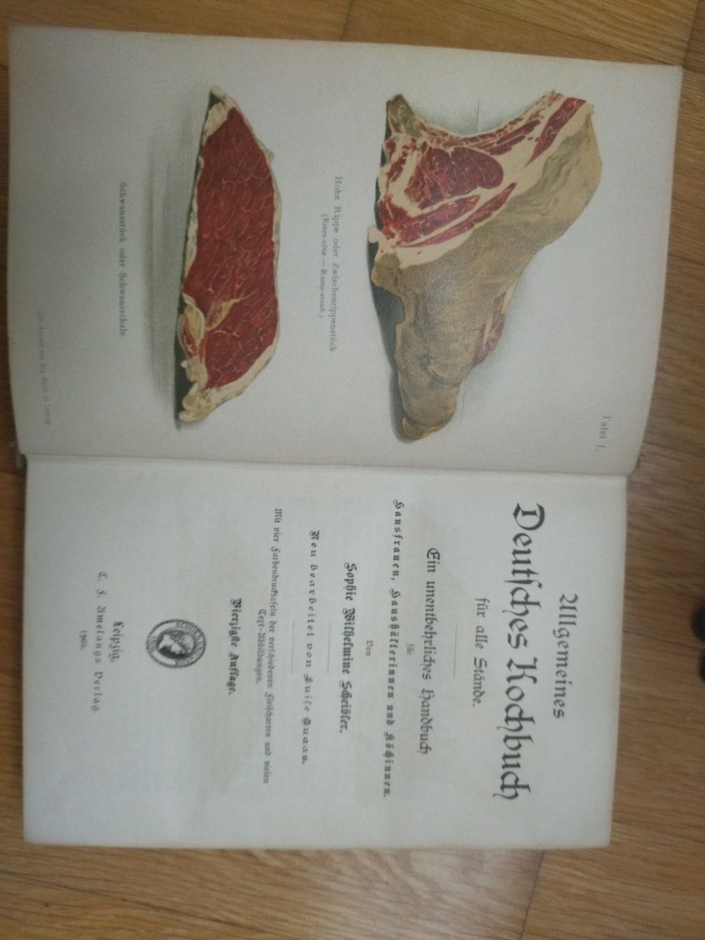 Bücher: Kochbuch antik 1905 – Gebraucht aus Felben-Wellhausen von bananajoe8474 2