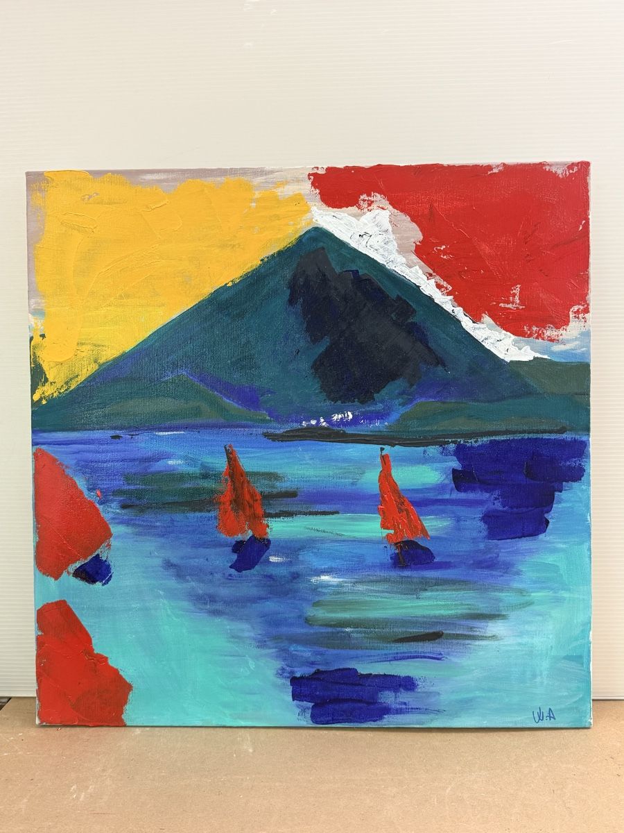 Gemälde: Ölgemälde 50x50cm – Gebraucht aus Solothurn von NUVICO