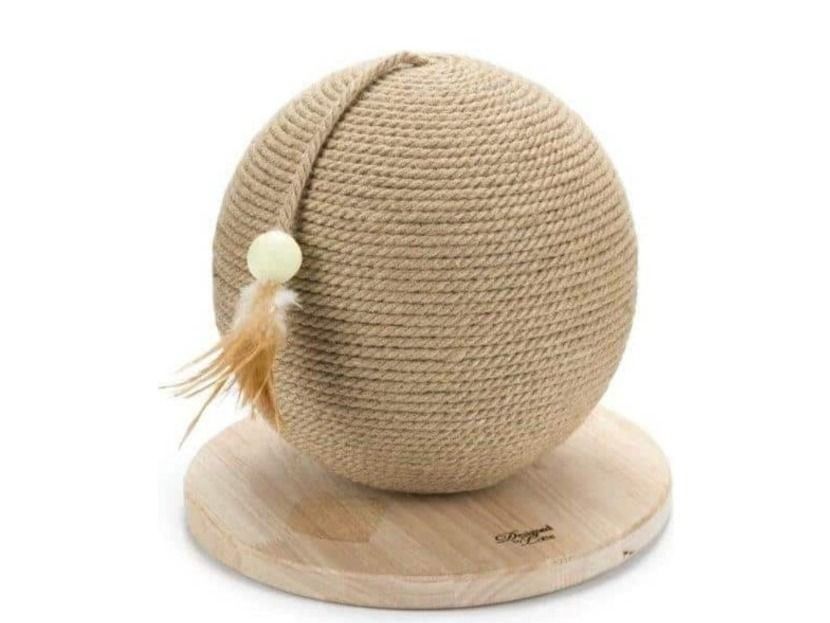 Dualoai Sisal Kratzball Für Katzen - 35cm Kratzspielzeug Mit 21cm Ball