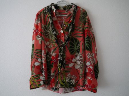 MARC CAIN Bluse aus Viskose, Seide N4