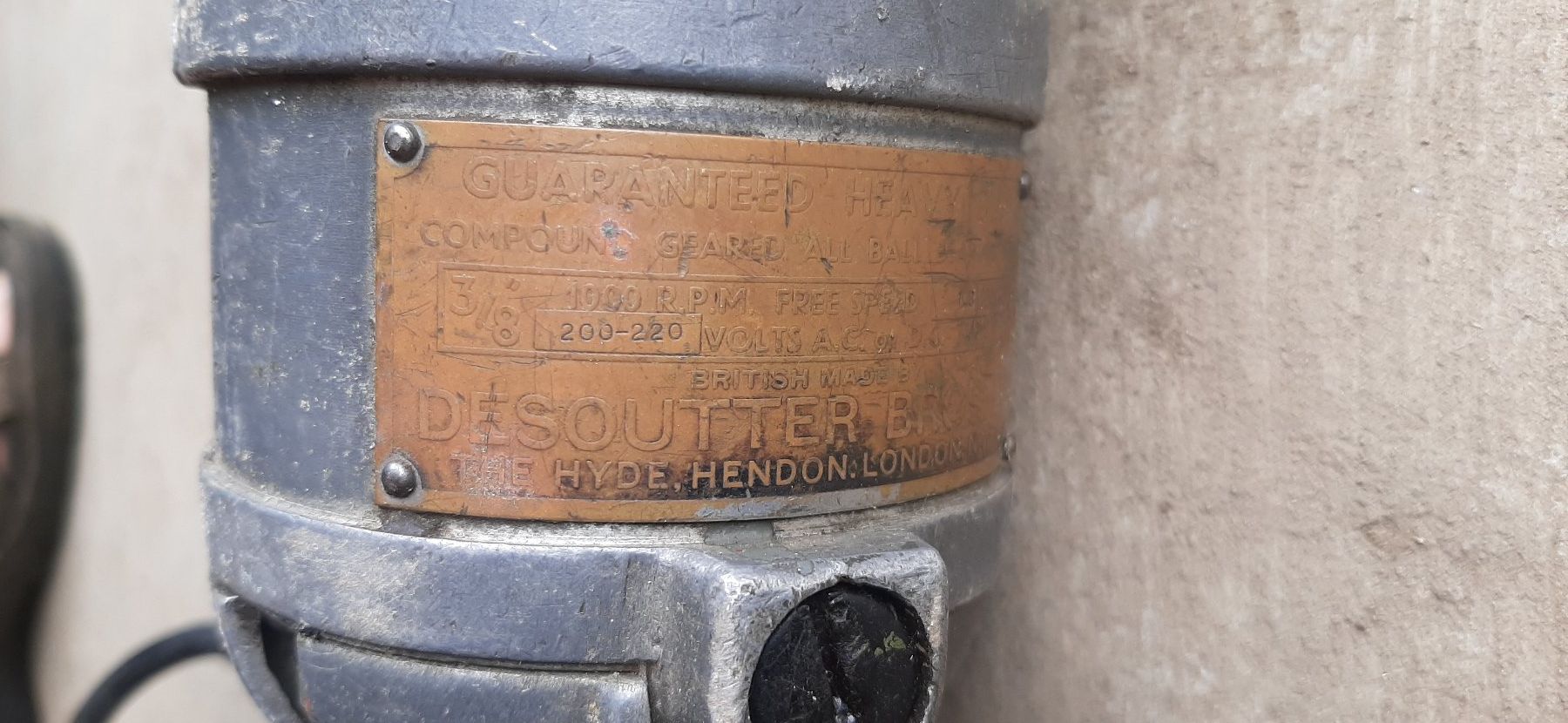 Bohrmaschinen: Alte Bohrmaschiene – Defekt aus Neunkirch von Hjfrick 3