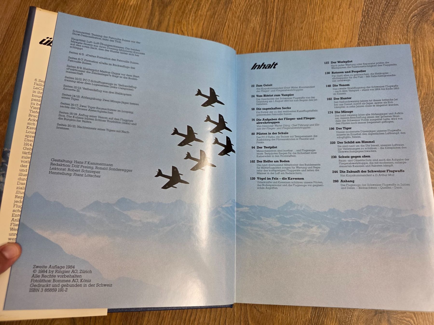 Libri: Buch "Piloten über den Alpen" von Preisig / Sonderegger – Usato da Nebikon venduto da Japostyle 1