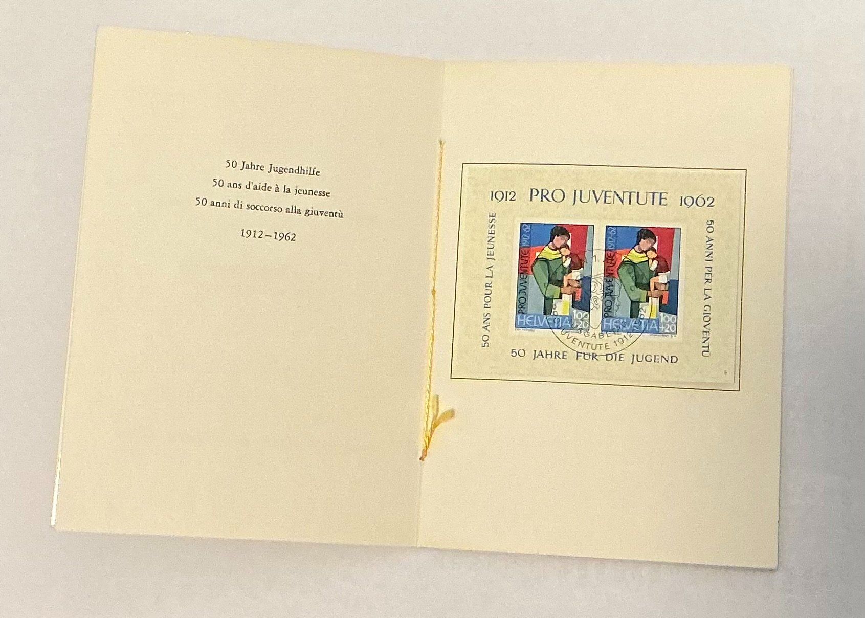 Tutti i francobolli: CH Pro Juventute  Briefmarkenheftchen Block 1962 – Usato da Koblenz venduto da Markenhimmel