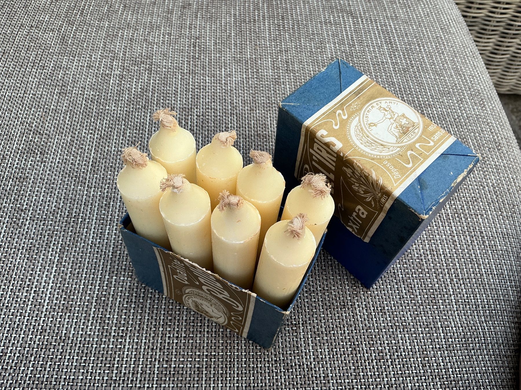 Candele: Militär: Kerzen aus Rindertalg – Usato da Moerschwil venduto da Corsica61 4