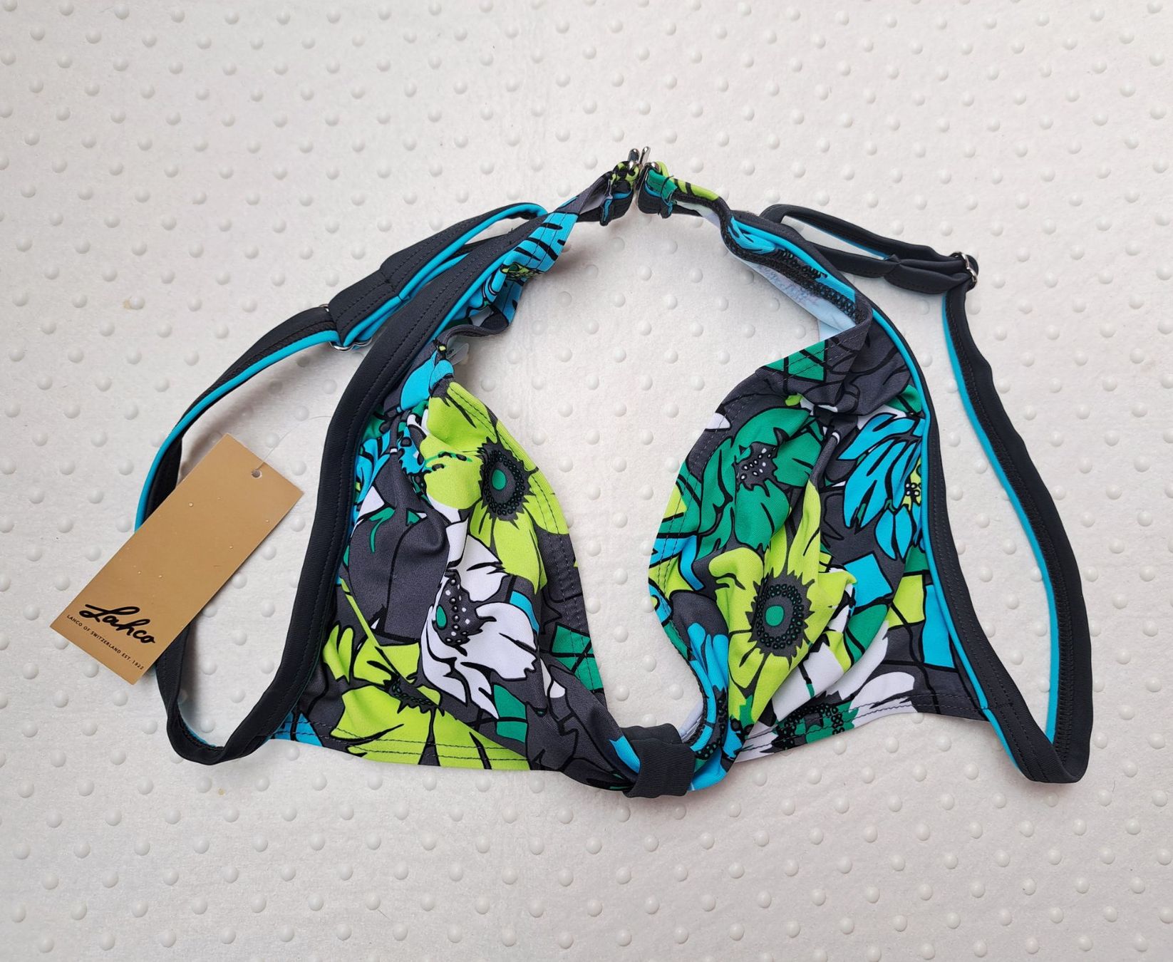 Lahco Costumi da bagno & Bikini: NEU! Lahco Bikini Top Blumen Gr. 40B – Nuovo e nell'imballaggio originale da Gysenstein venduto da joshuas81
