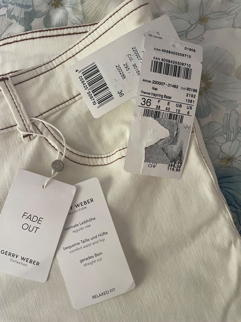 Gerry Weber Jeans: Damenjeans Gerry Weber,neu,Gr.36 – Nuovo (secondo la descrizione) da Hünibach venduto da Falken83 4
