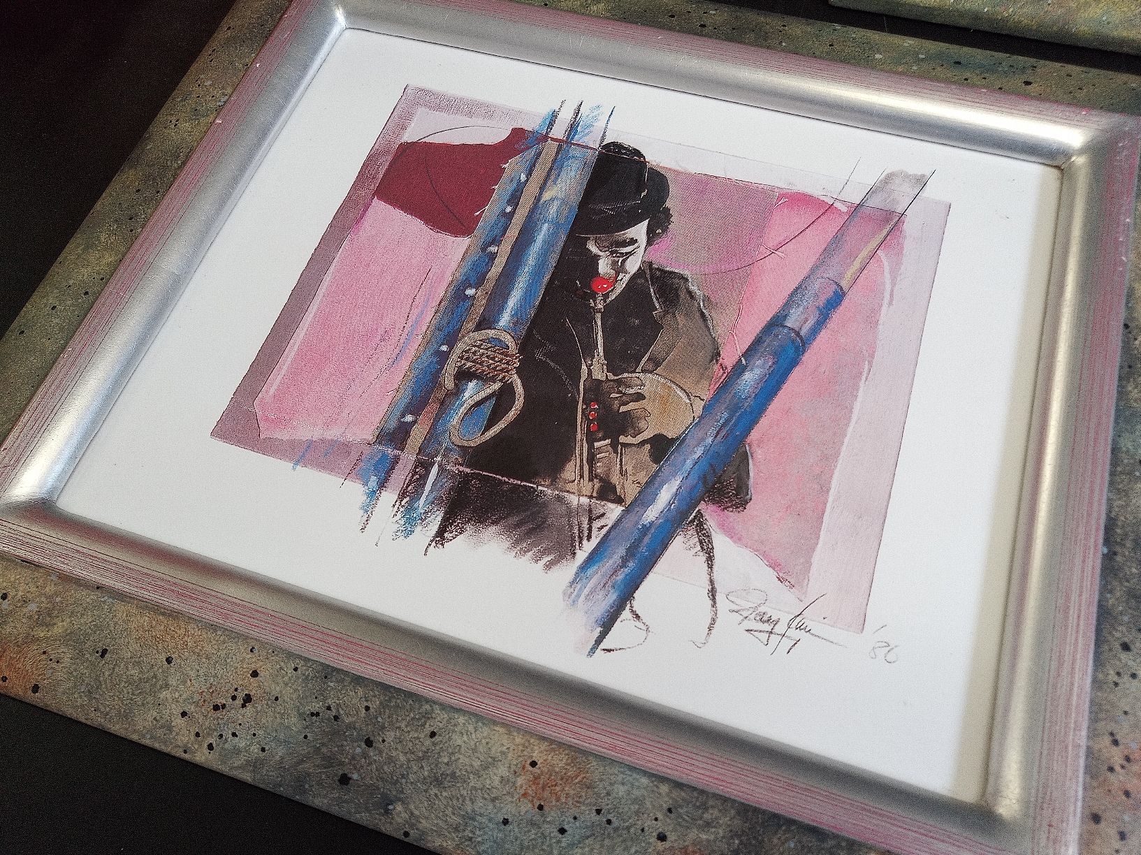 Poster & Bilder: Rolf Knie Kunstdrucke, 3er Set, Top Rahmen – Gebraucht aus Reiden von Zofi-Brocki 1