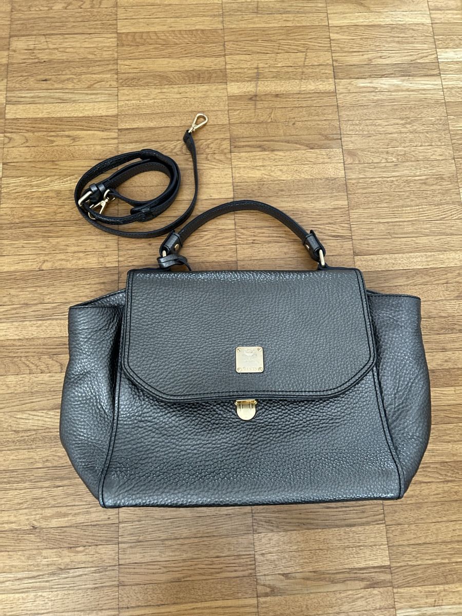 Mcm Borse: McM Tasche metallic grau – Usato da Rüti ZH venduto da Rosarot_22 3