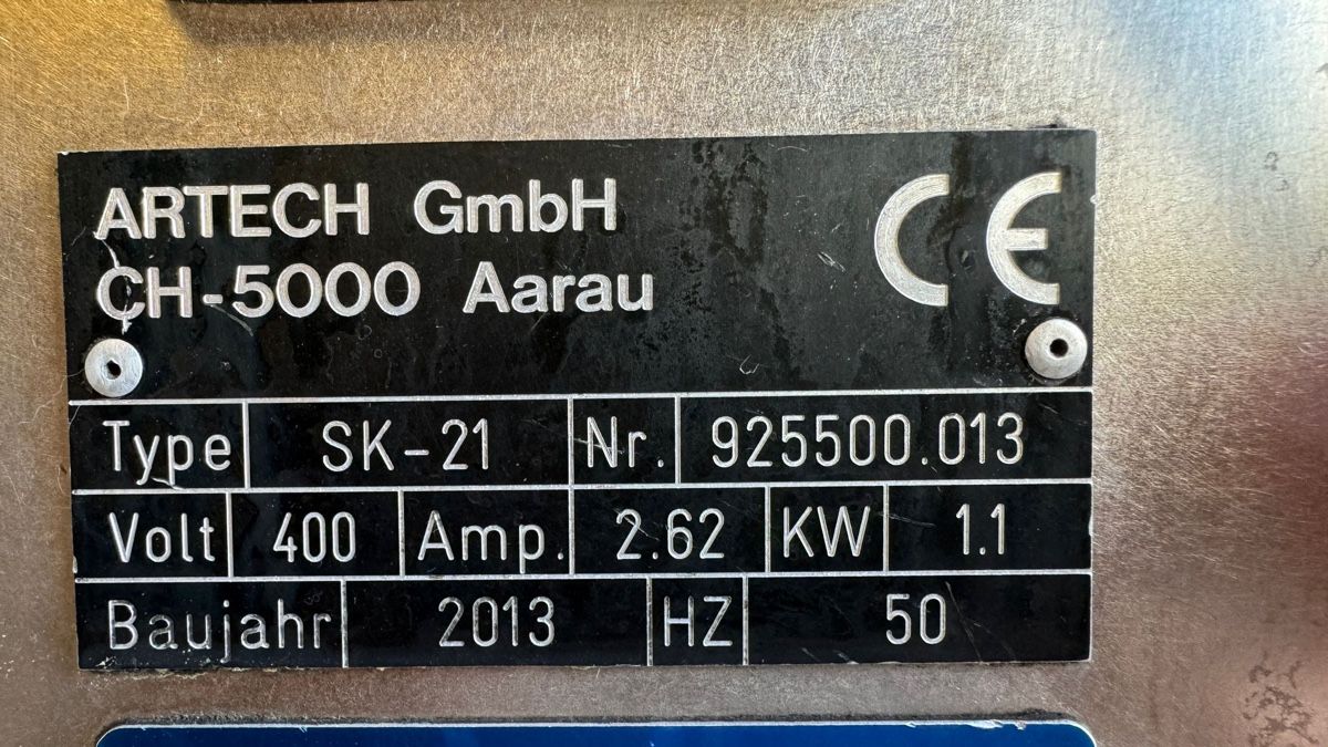 Tutte le macchine: Rührmaschine Artech SK 21  – Usato da Brugg AG venduto da lali88 5
