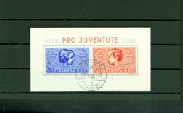 Pro Juventute Block 1937 gestempelt (C164)