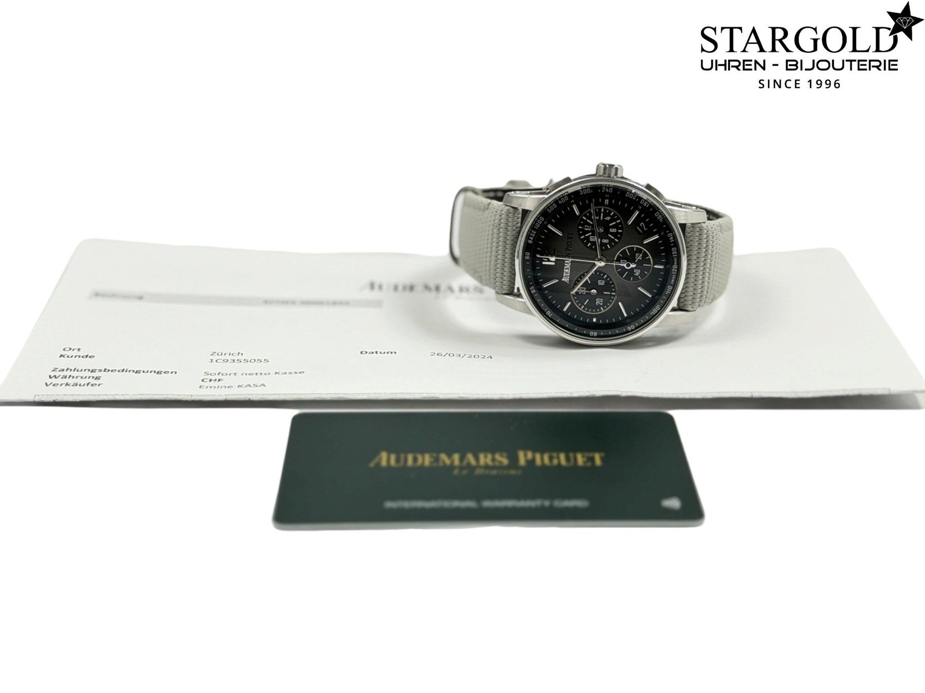 Audemars Piguet Orologi: Audemars Piguet Code 11.59 Chronograph  26393NB.OO.A002KB.01 – Usato da Zürich venduto da Stargold-Uhren 8