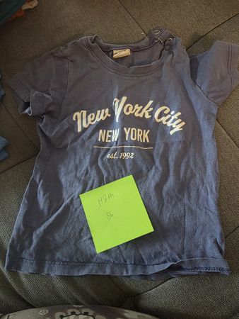 H&M T-Shirt, Gr. 86, New York Motiv
