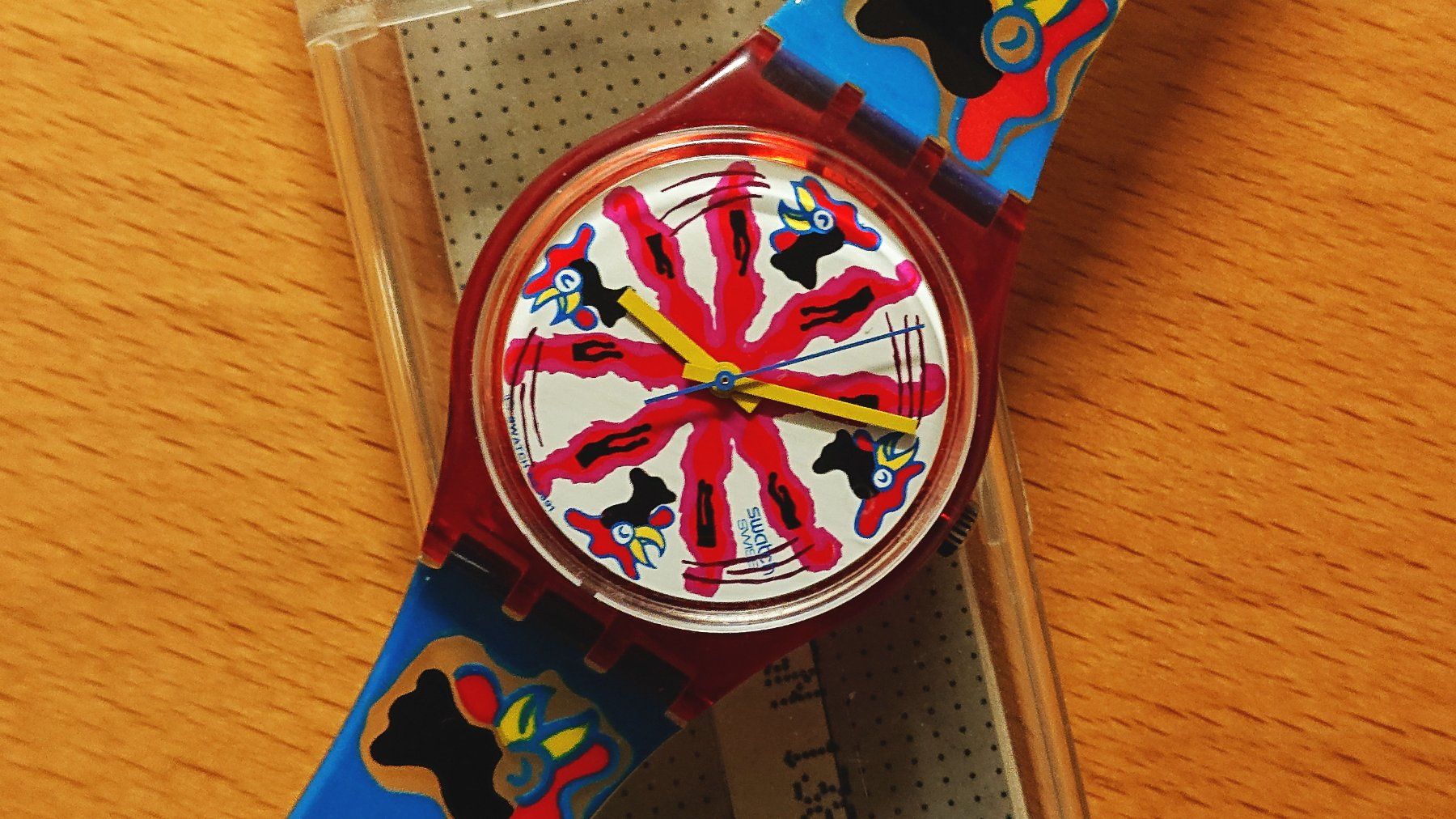 Swatch Orologi: Swatch Armbanduhr Chiccirichi 1992 – Usato da Reinach BL venduto da Hampe45 6