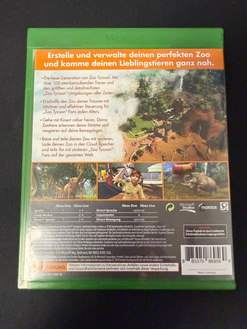 Microsoft Giochi: Zoo Tycoon - Xbox One – Usato da Pont-de-la-Morge venduto da Darfal 2