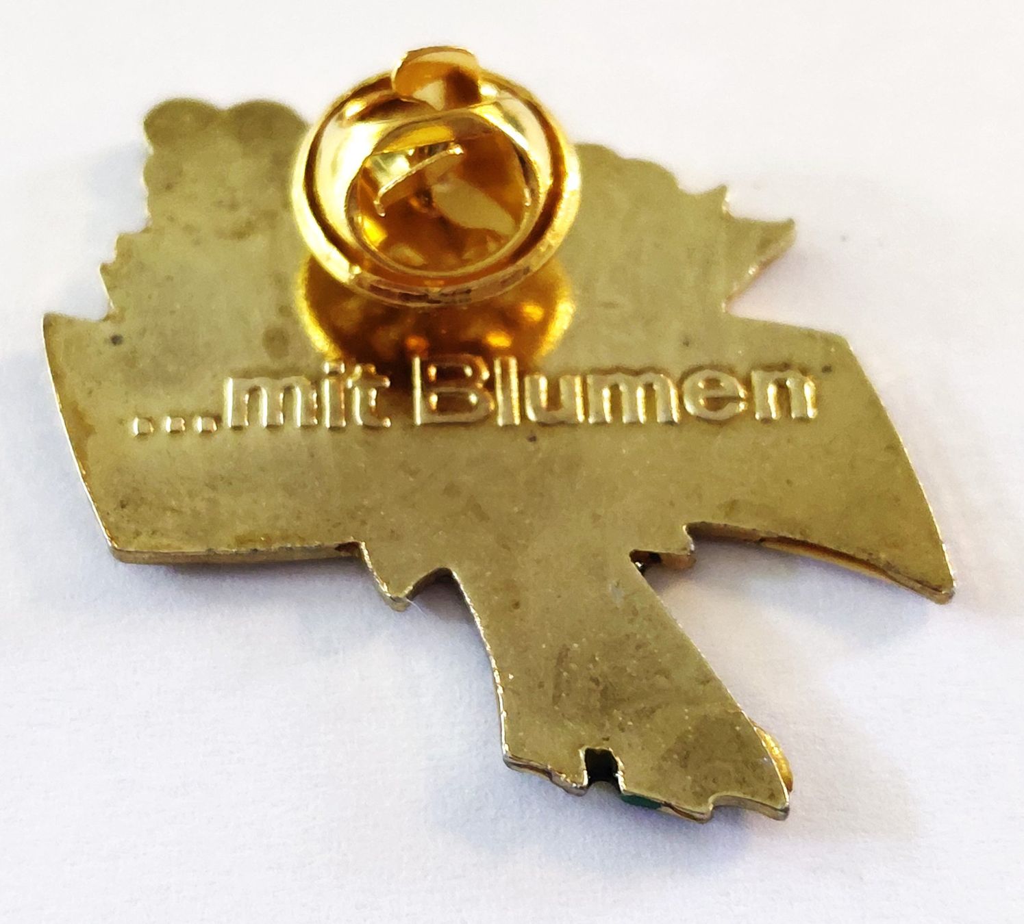 Placchette & Badge: PIN Dankeschön.......mit Blumen – Usato da Luzern venduto da qualifair 1