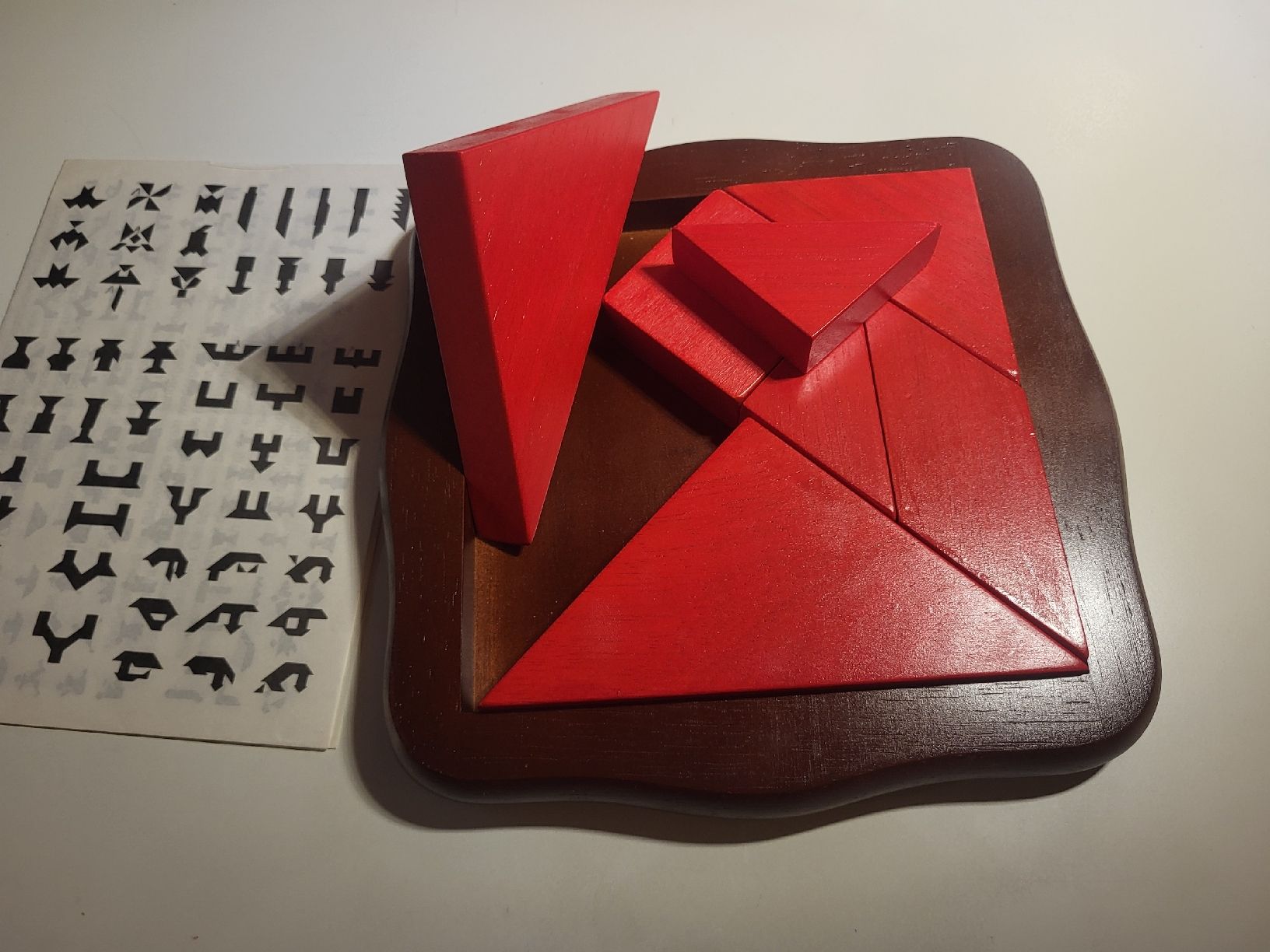 Spiele: Holz Tangram - Das chinesische Legespiel – Gebraucht aus Ettiswil von beekeper13 3