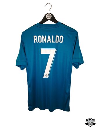 RONALDO #7 Original Real Madrid 2017-18 Third Trikot
