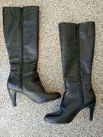 Buffalo London Lederstiefel schwarz Klassisch Gr. 39