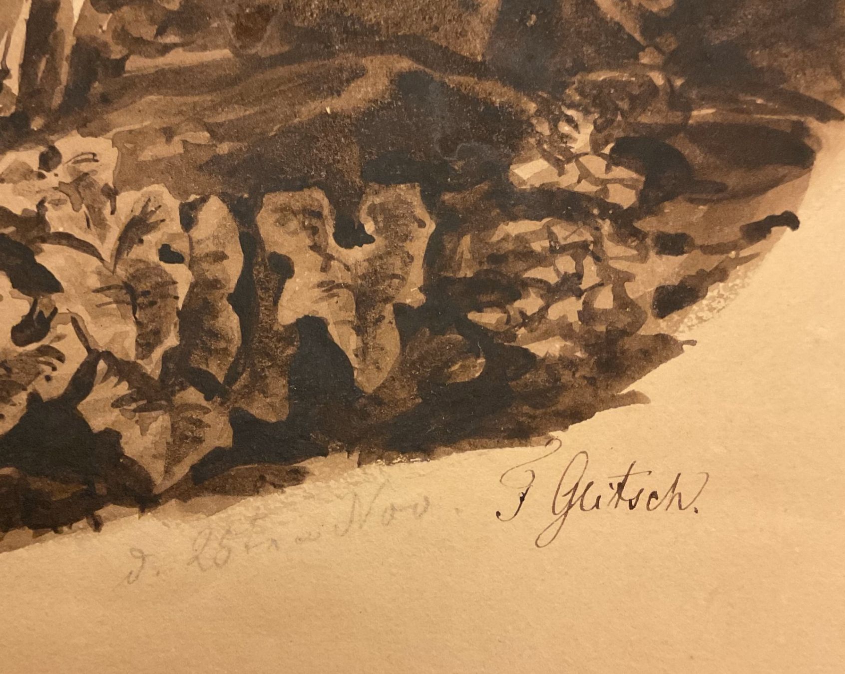 Dipinti: Original Aquarell Bild von F. Glitsch – Usato da Pfungen venduto da Doku7 4