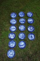 Royal Copenhagen Weihnachtsteller Set 1989 - 2003