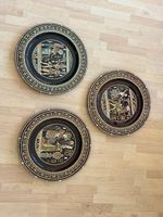 3 grandi vassoi decorativi Ø ca. 50 cm