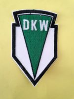 Aufnäher, badge à coudre, DKW,  11 x 7,0 cm. neu, neuf