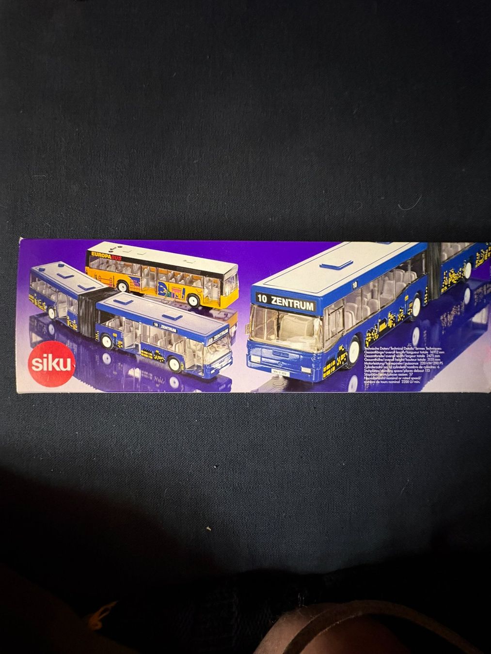 Siku Modellini d'auto: Modellauto Postauto Siku 3517 Gelenkbus – Nuovo e nell'imballaggio originale da Lenk im Simmental venduto da Smartwalpi 1