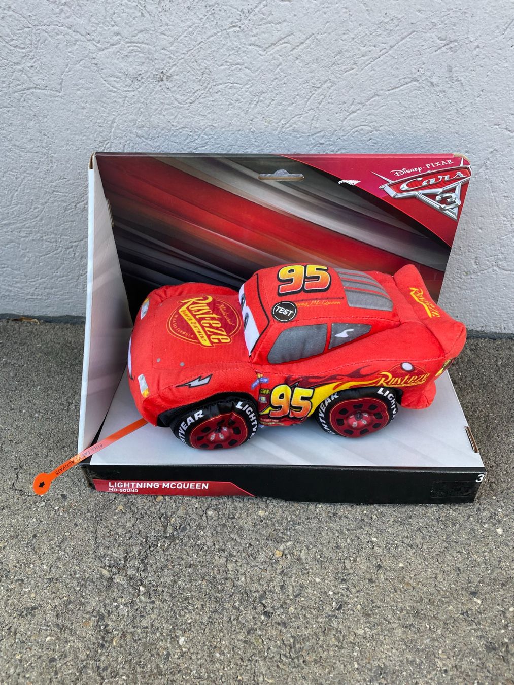 Disney Spielzeuge: Lightning McQueen Stoffauto - NEU - Cars 95 – Neu und originalverpackt aus Wängi von Thurgauer98