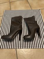 Bottes femme cuir marron Bally pointure 38