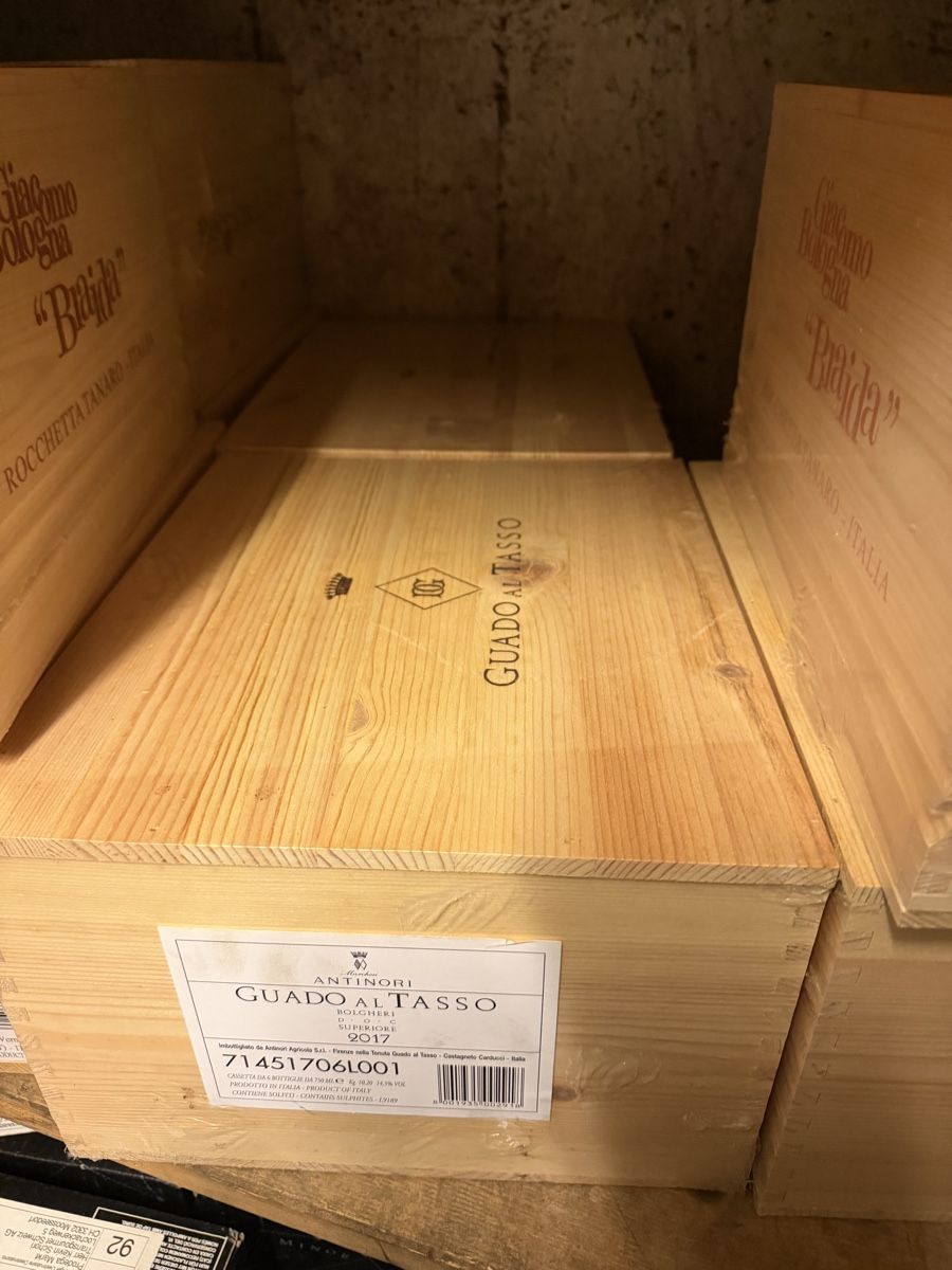 Antinori Vino: Guado al Tasso 2017 – Nuovo e nell'imballaggio originale da Bern venduto da lazerdedaj