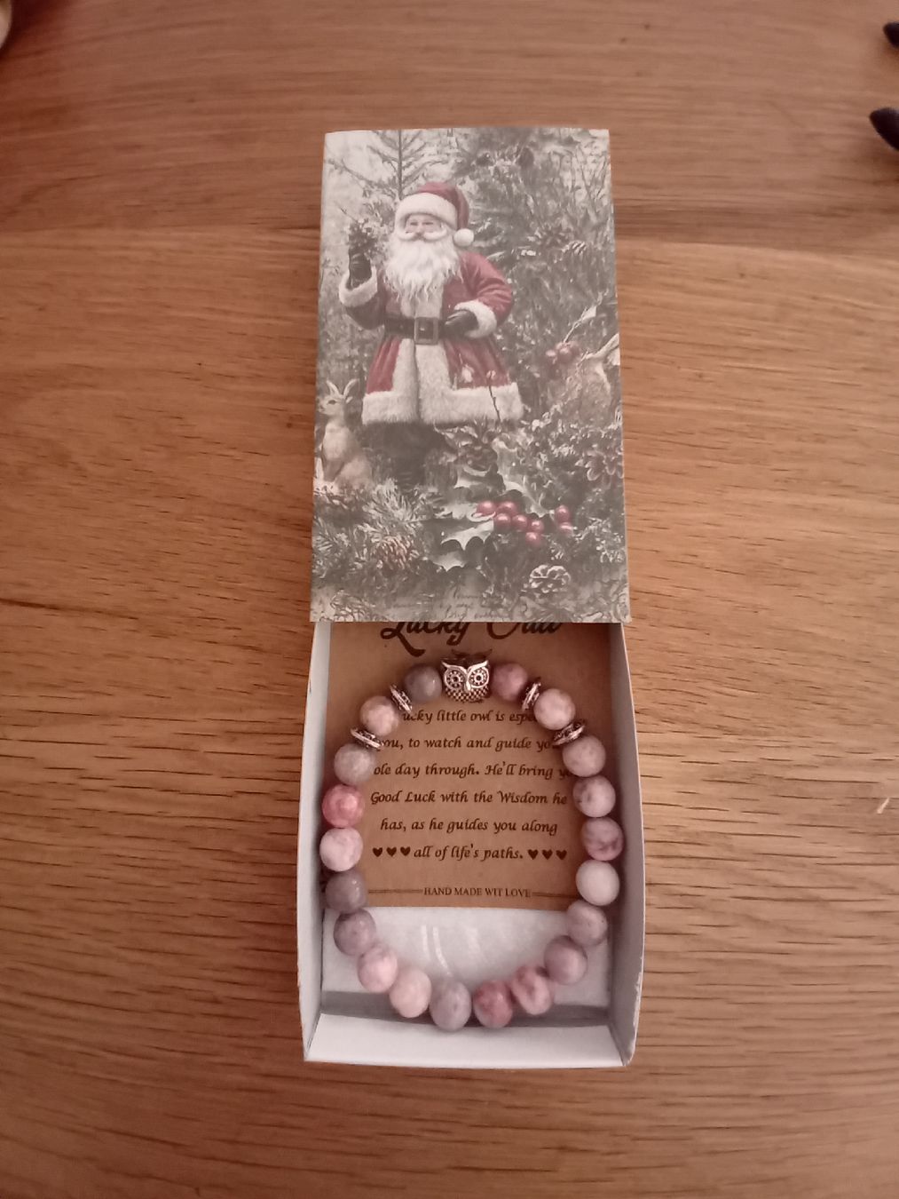 Armbänder & -reifen: Perlenarmband Eule Glücksbringer in Geschenkbox neu – Neu (gemäss Beschreibung) aus Burgdorf von carodesign1