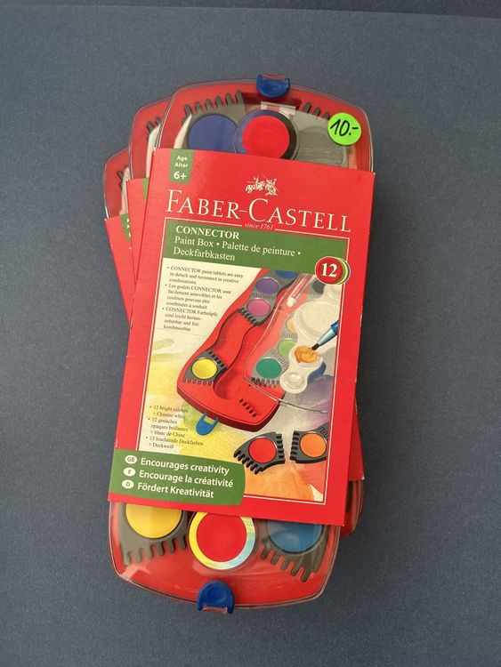 FABER-CASTELL Aquarellfarbe In Näpfchen 36er Etui