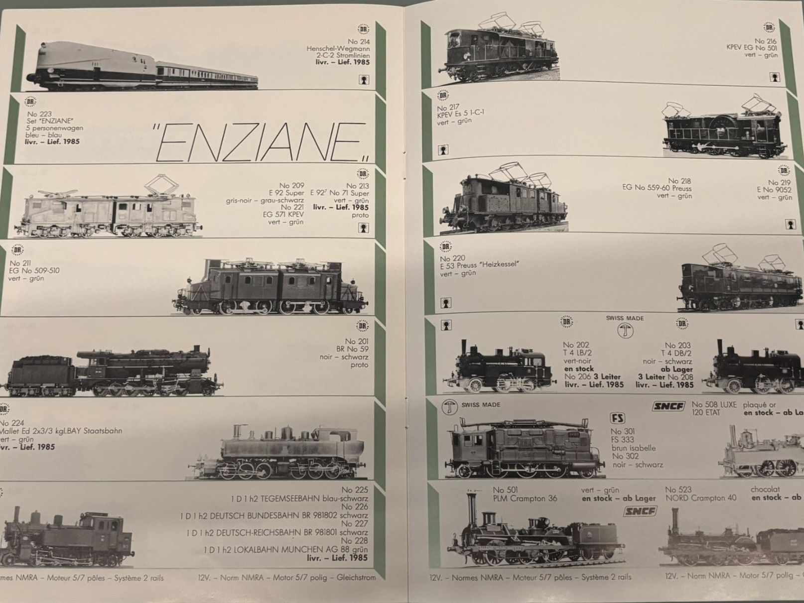 Metropolitan Modellini di ferrovie: 1985 METROP + ROXY  HO HÄNDLERKATALOGE – Usato da Sion venduto da lol_98vj 3