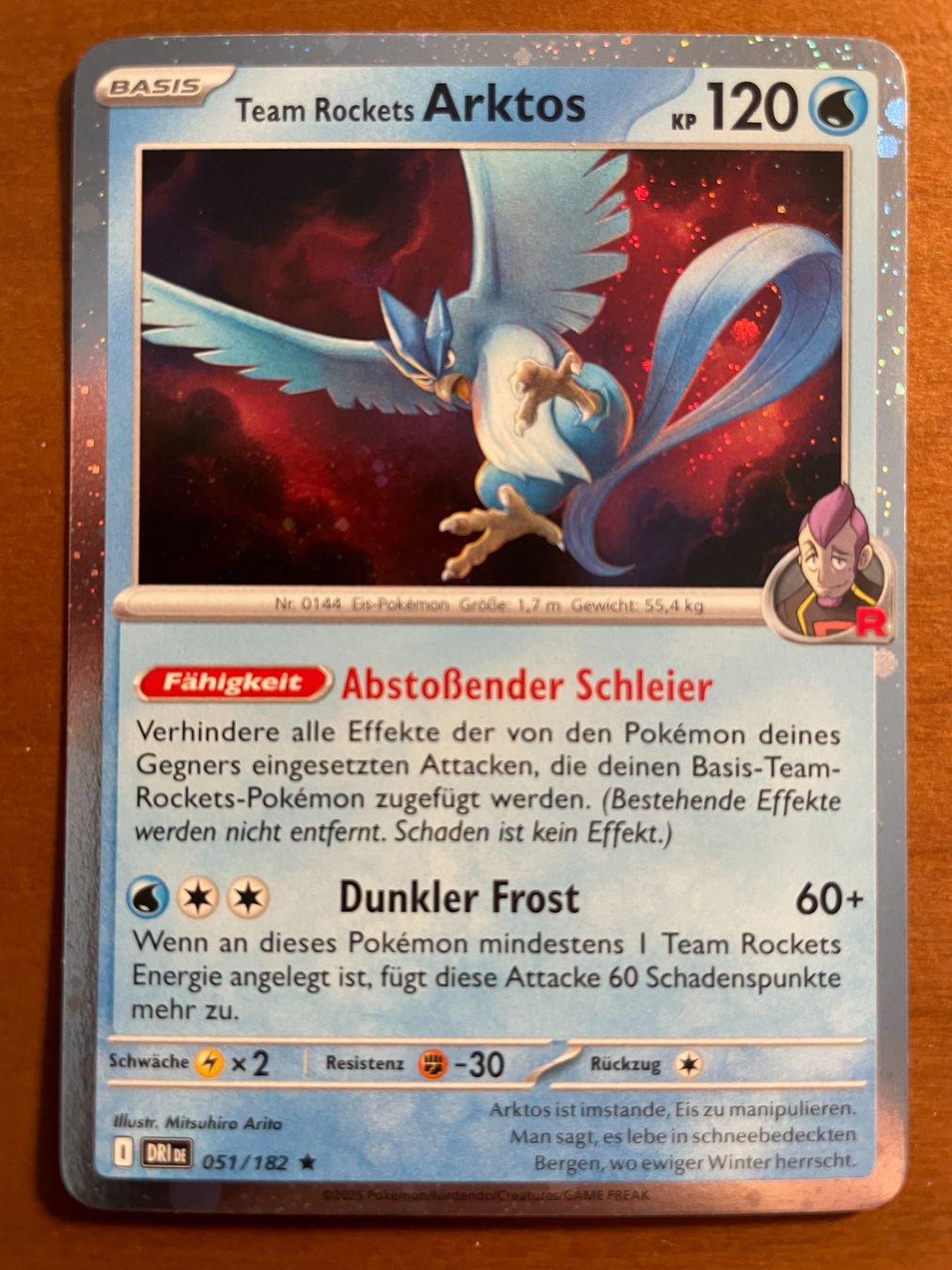 Pokemon Team Rockets Arktos Spezial (Versand gratis) (Neu (gemäss ...