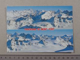 Panorama du Mont - Fort, Poststempel Haute-Nendaz, 1997