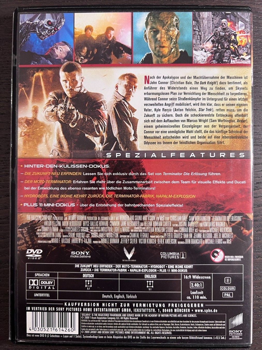 Tutti i DVDs: Terminator - Die Erlösung – Usato da Zürich venduto da FilmFreunde 1