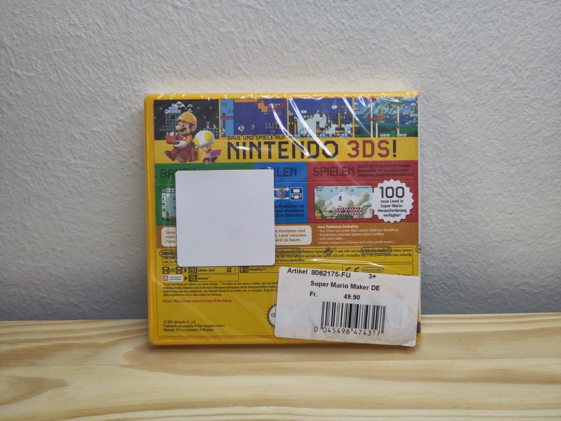 Nintendo Giochi: Super Mario Maker 3DS Nintendo 3DS 2DS Neu Sealed – Nuovo e nell'imballaggio originale da Zug venduto da RepTCG 1