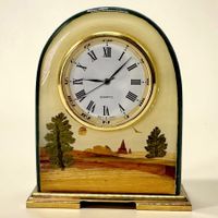 Magnifique horloge de table de voyage vintage des années 80