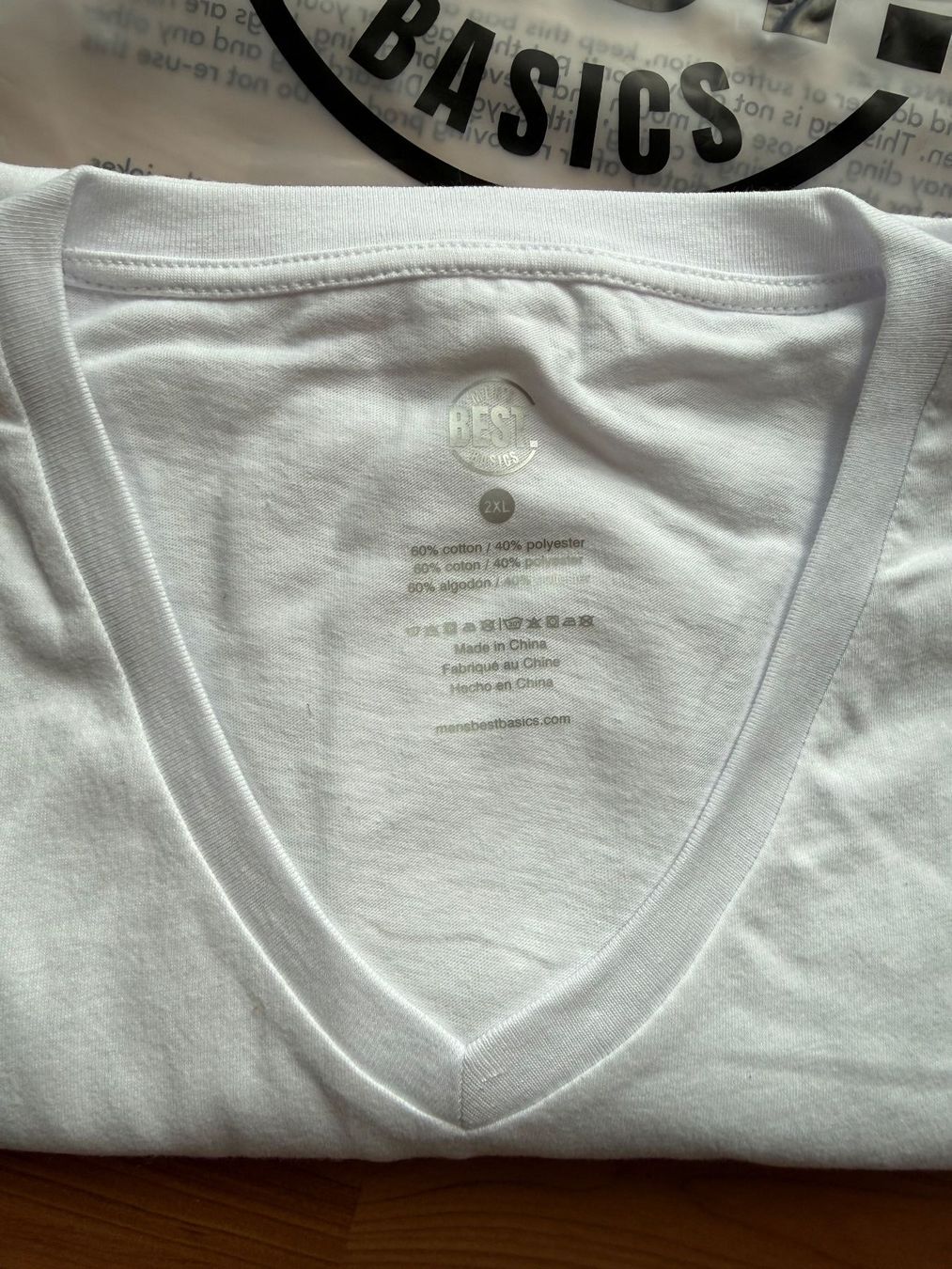 T-shirt: T-Shirt weiss "Men's Best Basic" 3 Stück – Nuovo e nell'imballaggio originale da Nürensdorf venduto da Flyer13 1