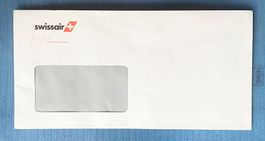 Swissair – Original Fenstercouvert/Briefumschlag C5/6