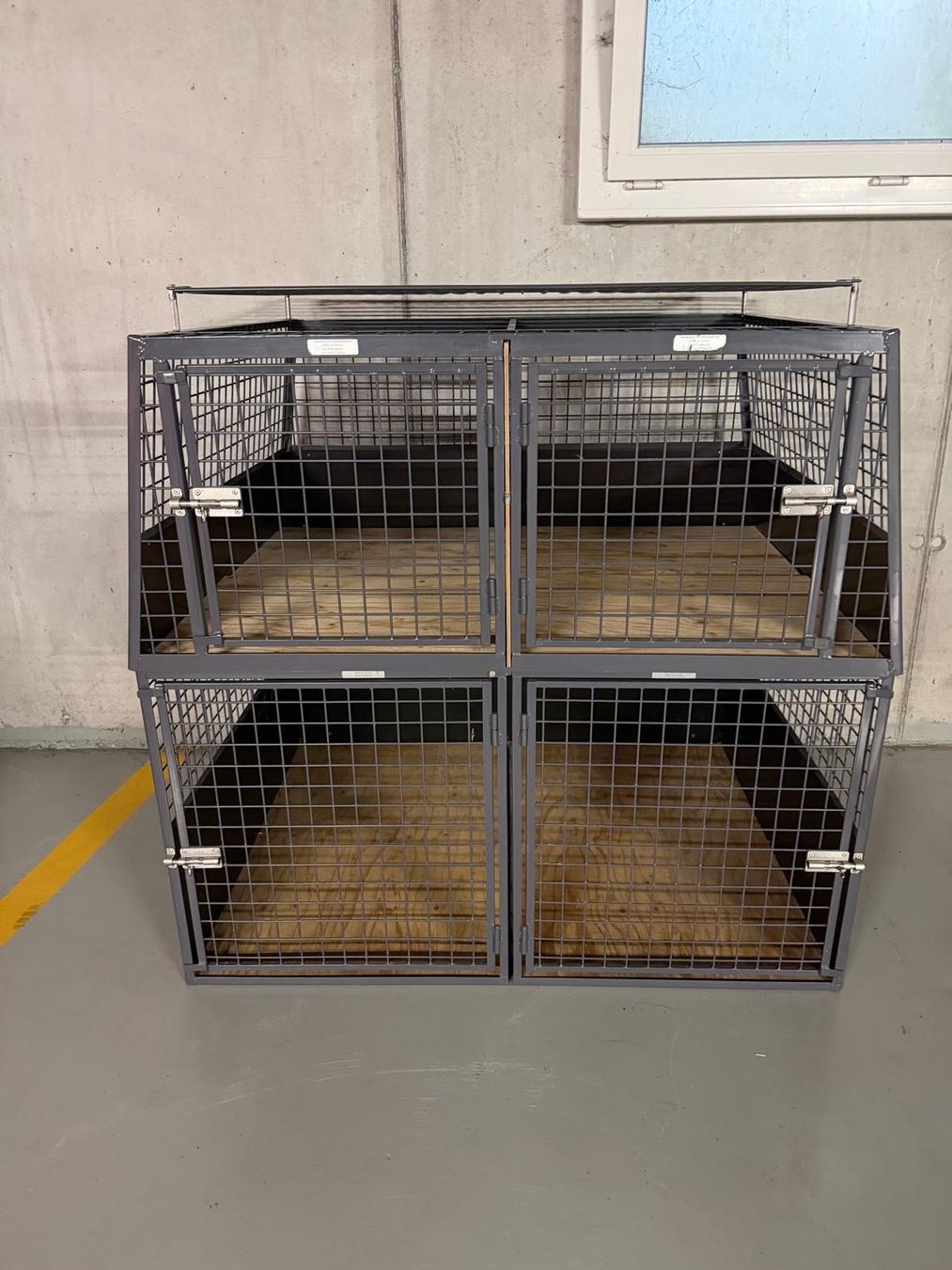 Gabbie, trasporto & Sicurezza: Metallhundeboxen Doppelboxen – Usato da Detligen venduto da inf_c6c5 1