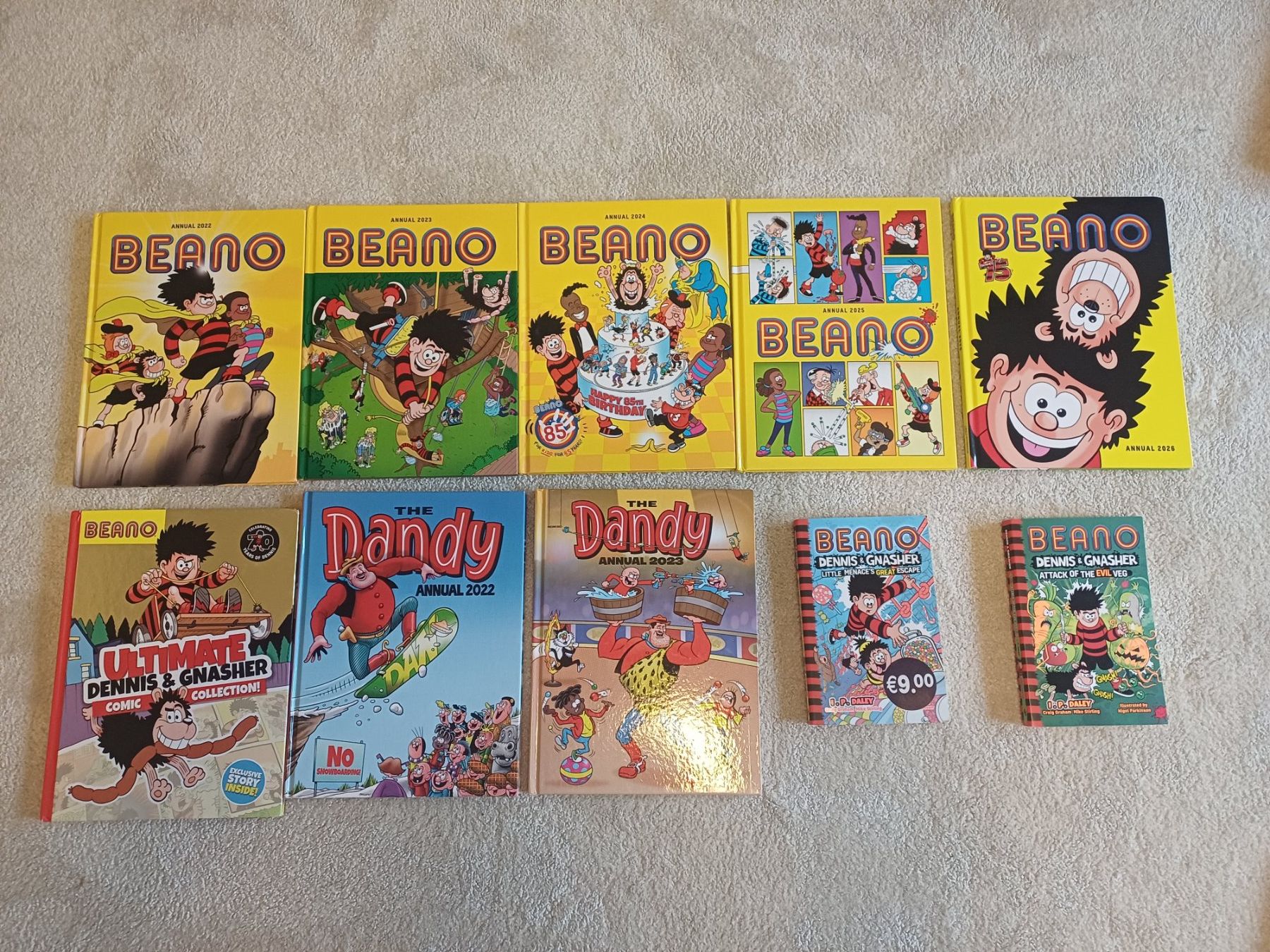 Libri: Comic Sammlung Beano und Dandy 10 Bücher auf ENGLISCH – Usato da Kilchberg ZH venduto da saspi