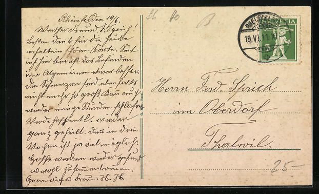 Cartoline postali: AK Rheinfelden, Sanatorium, 1911 – Usato da Berlin venduto da bartko-reher 1