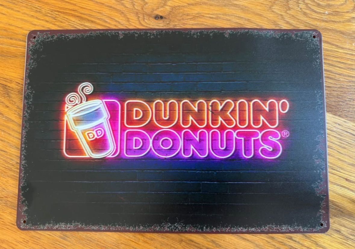 Insegne: Dunkin' Donuts Blechschild – Usato da Niederbüren venduto da poschti
