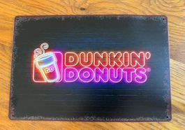 Dunkin' Donuts Blechschild