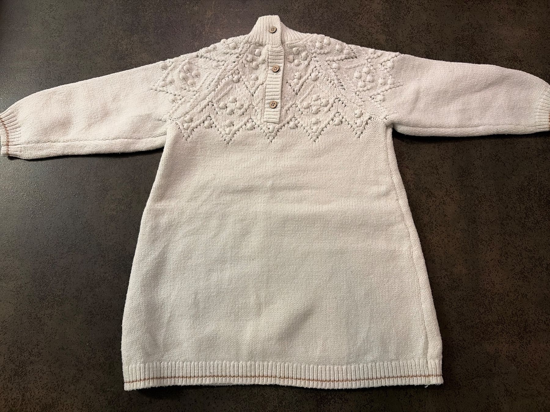 Vestiti & Gonne: Pulloverkleid;  weiss Grösse 86 cm – Usato da Brüttisellen venduto da val_r8g6 3
